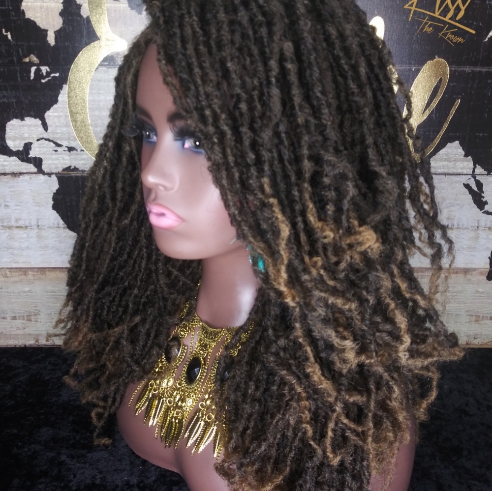 Soft Dreadlock Wig 20 in Ombre 1B/27 Full Wig - Picture 5 of 7